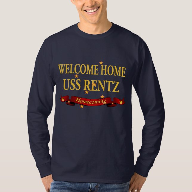 Camiseta USS Home bem-vindo Rentz (Frente)