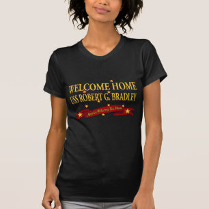 Camiseta USS Home bem-vindo Robert G. Bradley