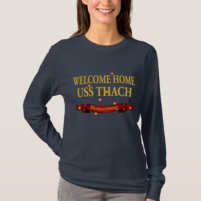 Camiseta USS Home bem-vindo Thach (Frente)