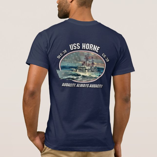 Camiseta USS Horne - Audacidade T-Shirt (Verso)