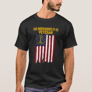 Camiseta USS Independência CV-62 CVA-62 Transportadora de A