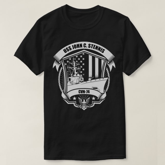 Camiseta USS John C (Frente do Design)