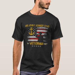Camiseta USS John F Kennedy CV 67 Transportadora Veteran