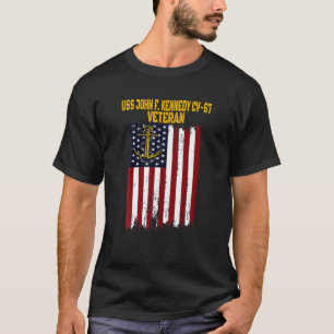 Camiseta USS John F. Kennedy CV-67 Transportadora Veteran