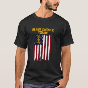 Camiseta USS John F Kennedy CV 67 Transportadora Veteran