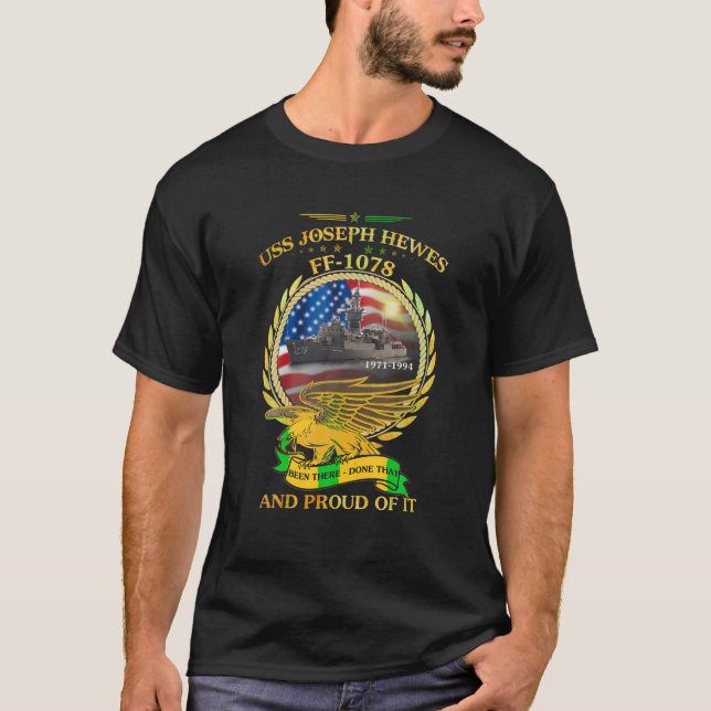 Camiseta USS Joseph Hewes FF 1078 T Shirt (Frente)