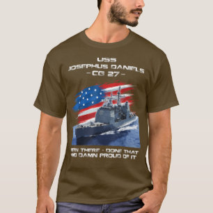 Camiseta USS Josephus Daniels CG27 Classe Cruiser American
