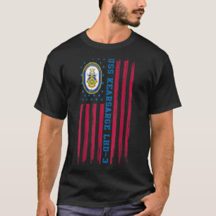 Camiseta USS Kearsarge LHD 3 - Navio de Assalto Anfíbio Ve