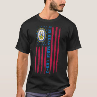 Camiseta USS Kearsarge LHD 3 - Navio de Assalto Anfíbio Vet