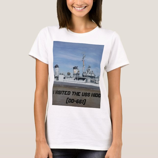 Camiseta USS KIDD T-Shirt (Frente)