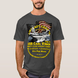 Camiseta USS l Vinson CVN70 supertransportadora