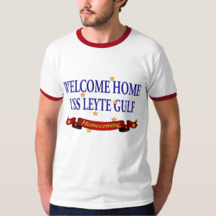 Camiseta USS Leyte Gulf Home bem-vindo