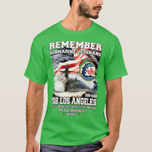 Camiseta USS Los Angeles SSN688 Veteranos Submarinos