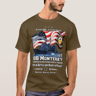 Camiseta USS Monterey CG61 Cruiser