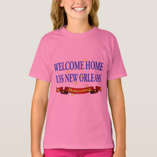 Camiseta USS New Orleans Home bem-vindo