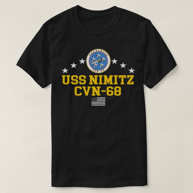 Camiseta USS Nimitz CVN68 (Frente do Design)