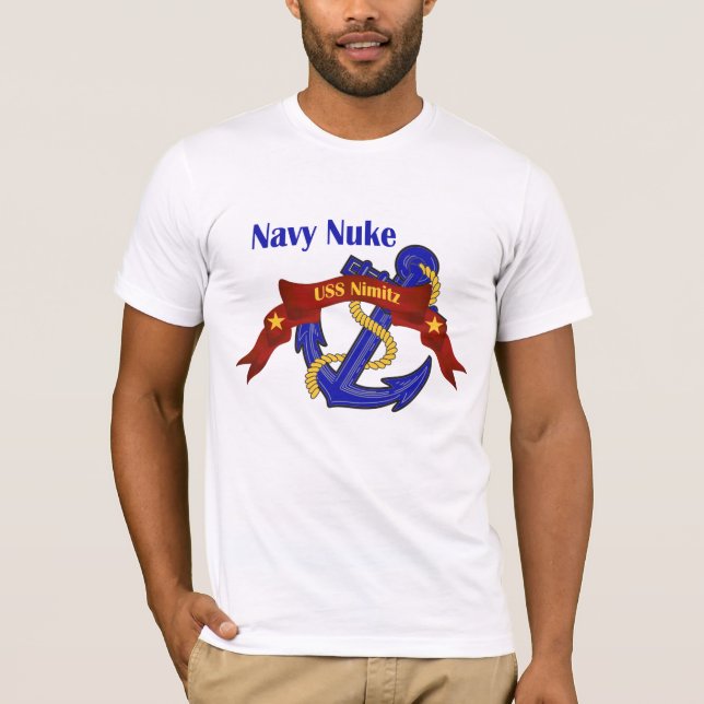 Camiseta ~ USS Nimitz das armas nucleares do marinho (Frente)