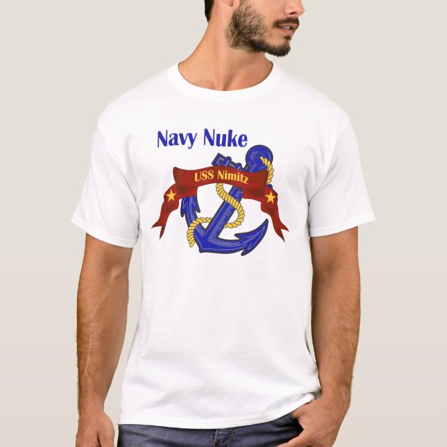 Camiseta ~ USS Nimitz das armas nucleares do marinho (Frente)