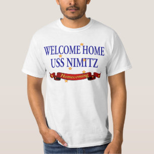 Camiseta USS Nimitz Home bem-vindo