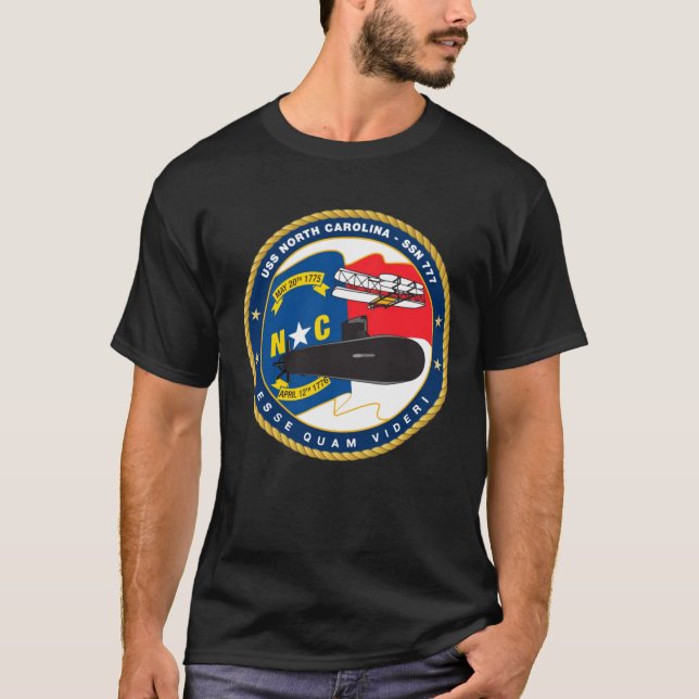 Camiseta USS North Carolina (SSN-777) (Frente)