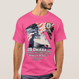Camiseta USS Omaha LCS12 Combate litoral de Independência