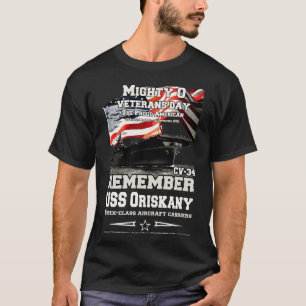 Camiseta USS Oriskany CV34 aeronave transportadora