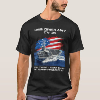 Camiseta USS Oriskany CV 34 Transportadora Veteran USA Fl