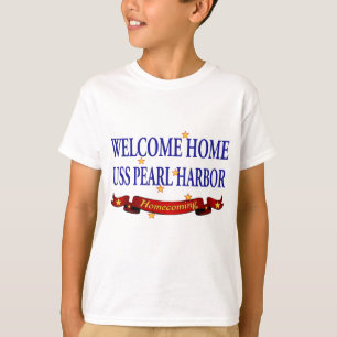 Camiseta USS Pearl Harbor Home bem-vindo