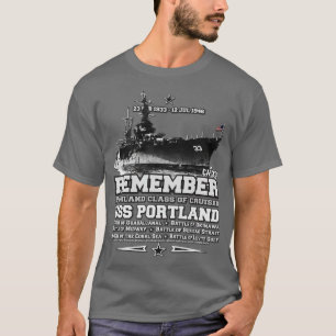 Camiseta USS Portland CLCA33 Heavy Cruiser