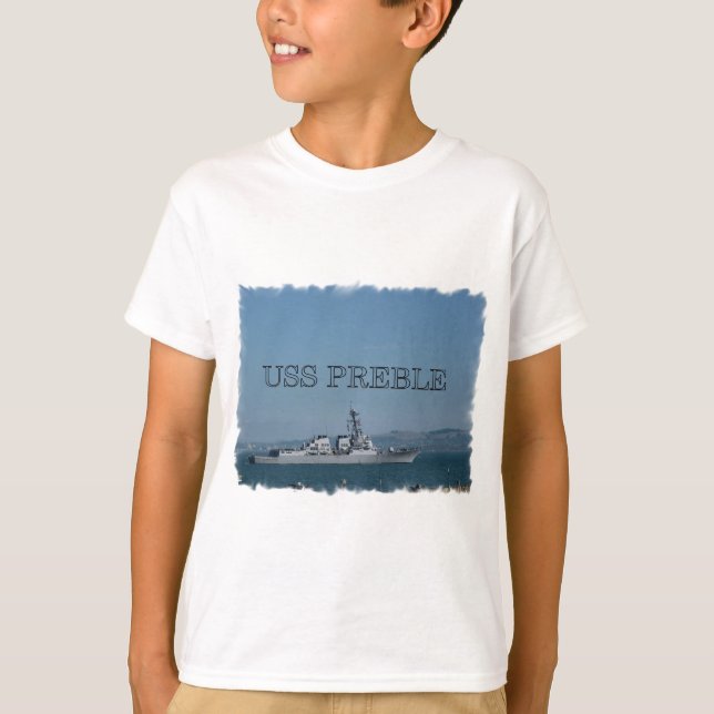 Camiseta USS Preble (Frente)