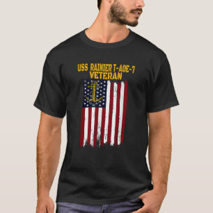 Camiseta USS Rainier T AOE 7 Combate Rápido Veter