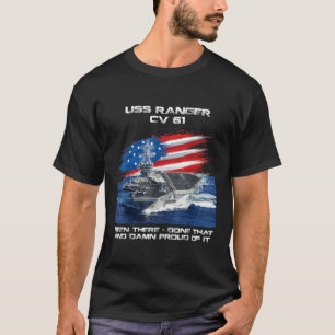 Camiseta USS Ranger CV 61 Transportadora de Aeronaves Veter