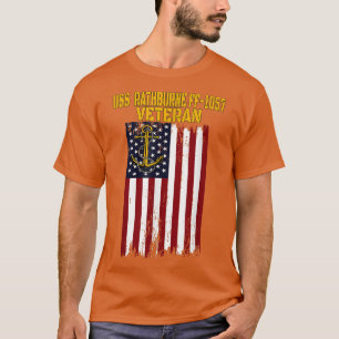 Camiseta USS Rathburne FF1057 Frigate Veterans Day