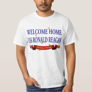 Camiseta USS Ronald Reagan Home bem-vindo