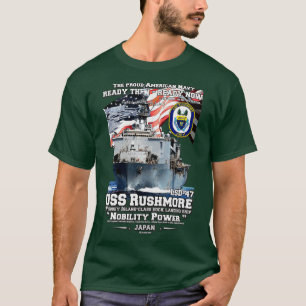 Camiseta USS Rushmore LSD47 Entrega do Marinho