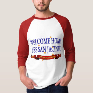 Camiseta USS San Jacinto Home bem-vindo