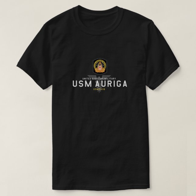 Camiseta USS Sulaco Conestoga Classe Light Assault Transpor (Frente do Design)
