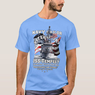 Camiseta USS Tempest PC2 - navios-patrulha costeira veteran