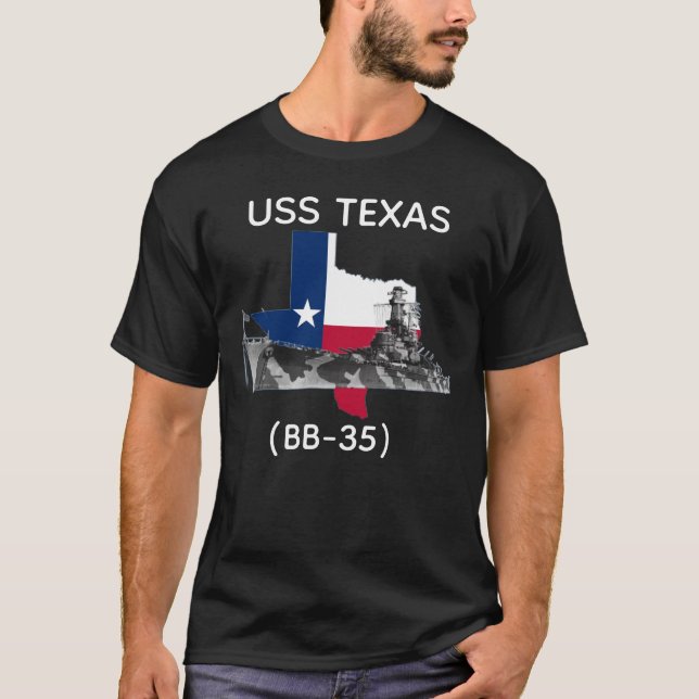 Camiseta USS Texas (BB-35) 2  (Frente)
