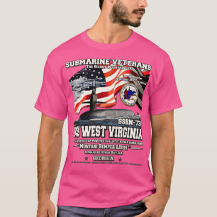 Camiseta USS West Virginia SSBN736 Veteranos