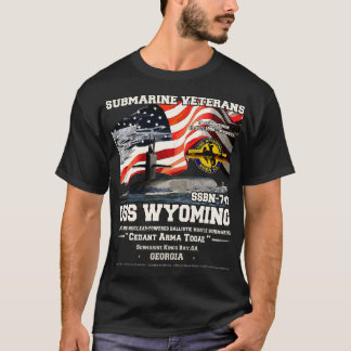 Camiseta USS Wyoming SSBN742 Veteranos Submarinos