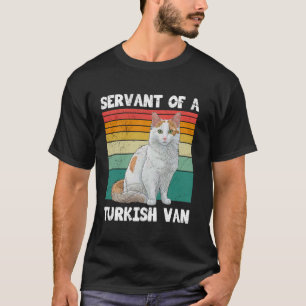 Camiseta USUÁRIO DE Gato DE UMA VAN CAT Vintage TURCA