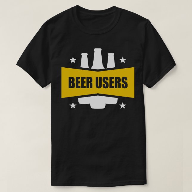 Camiseta Usuários de Cerveja (Frente do Design)