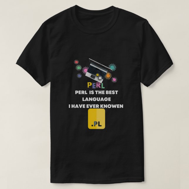 Camiseta Usuários engraçados do PERL Desenvolvedor Gift JAV (Frente do Design)