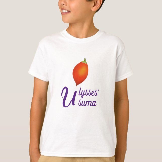 Camiseta Usuma e U projetados para U (Frente)