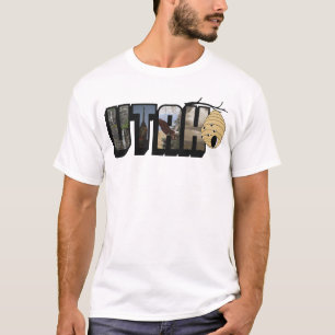 Camiseta Utah A Beehive State - Letra Grande