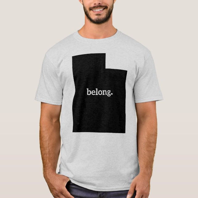 Camiseta Utah Belong State Map T-Shirt (Frente)