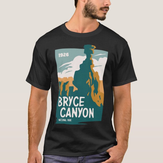 Camiseta Utah Bryce Canyon National Park Vintage (Frente)
