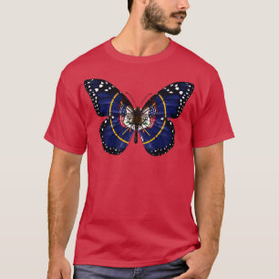 Camiseta Utah Flag Butterfly Gift para Utahn de Utah UT