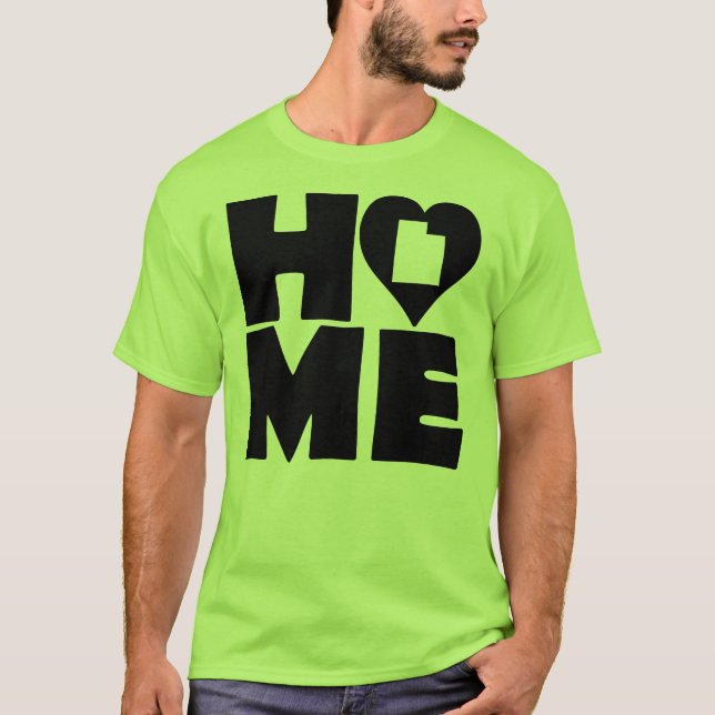 Camiseta Utah Home Heart State Tees (Frente)